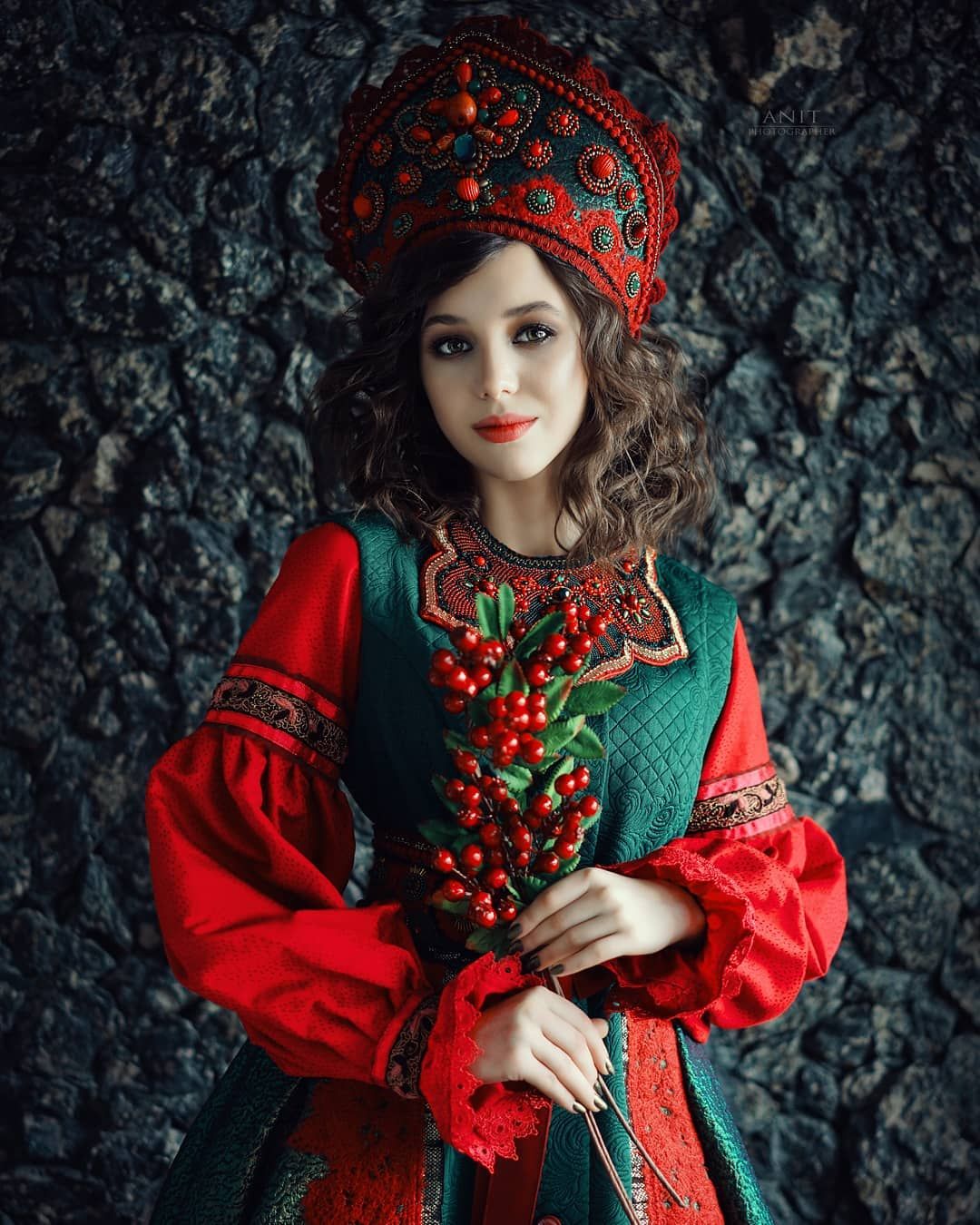 Nude girl Women in Slavic costumes in Cuiaba