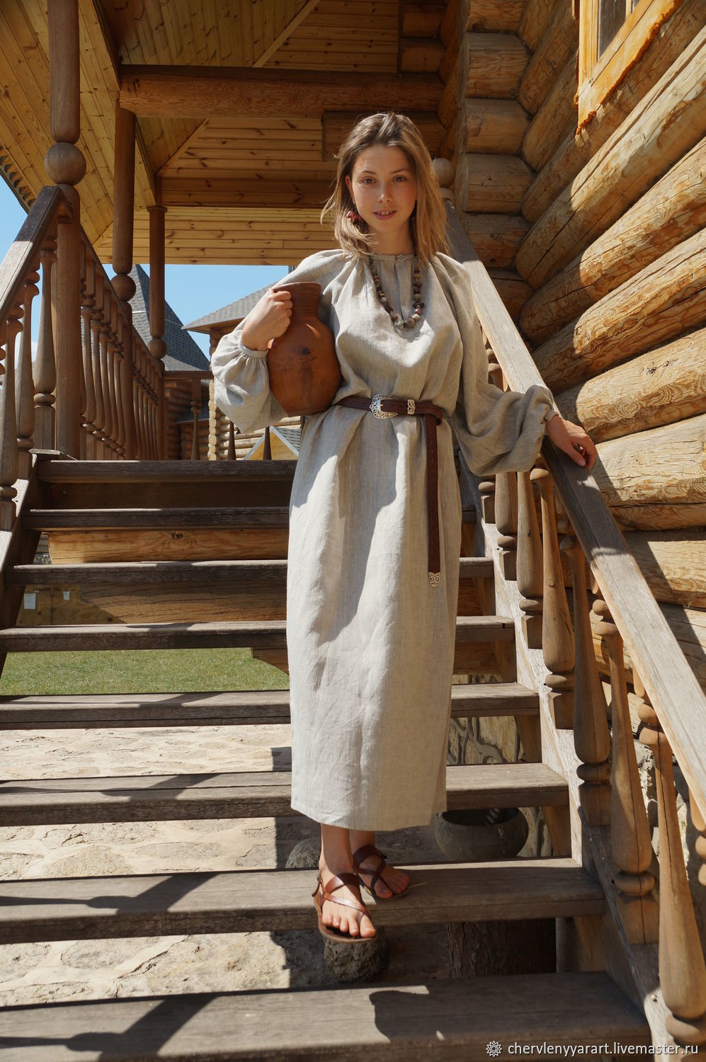 Girls in Slavic costumes in Cuiaba